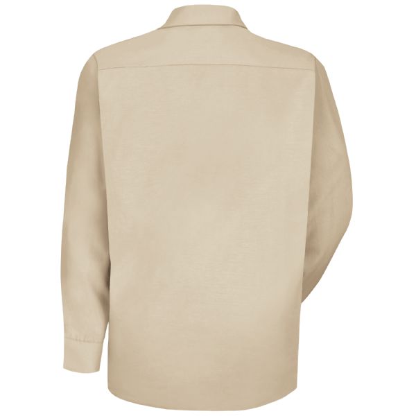 Red Kap Men's Long Sleeve Specialized Pocketless Work Shirt - SP16