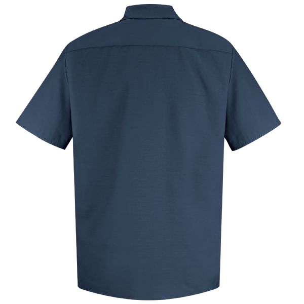 Red Kap Men's Short Sleeve Specialized Pocketless Work Shirt - SP26