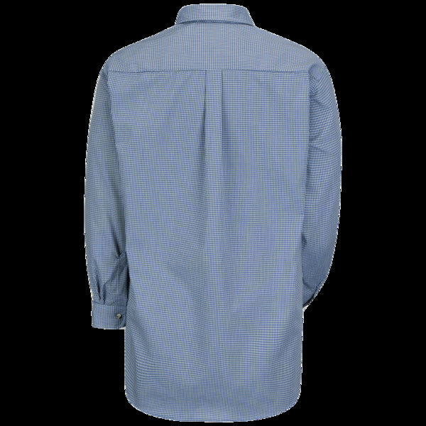 Red Kap Long Sleeve Mini-Plaid Uniform Shirt - SP74