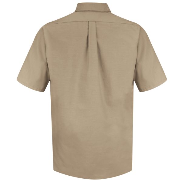 Red Kap Men's Short Sleeve Button-Down Poplin Shirt - SP80