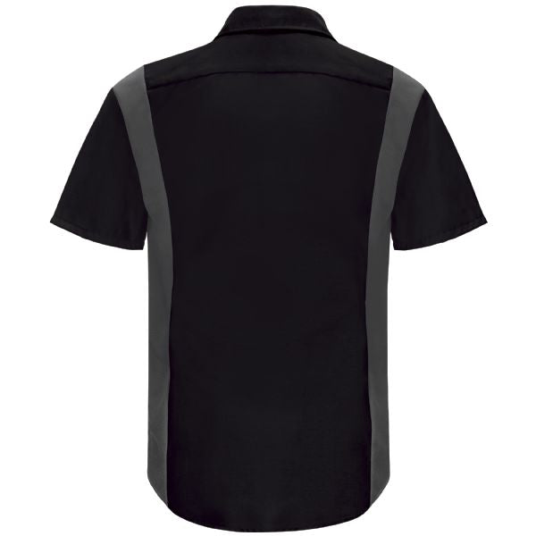 Red Kap Men's Performance Plus Shop Shirt with OilBlok Technology Short Sleeve SY42