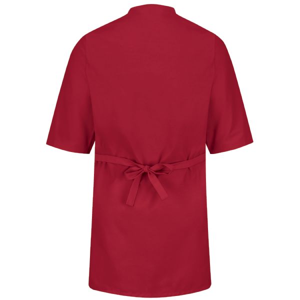 Red Kap Collarless Butcher Wrap - 3/4 Sleeve and Pockets - WP10