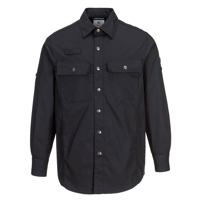 Portwest Ripstop Long Sleeve Shirt (S130BKR)