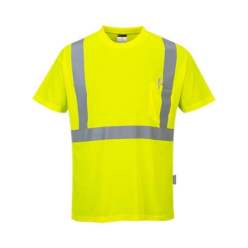 Portwest Hi-Vis Pocket T-Shirt (S190)