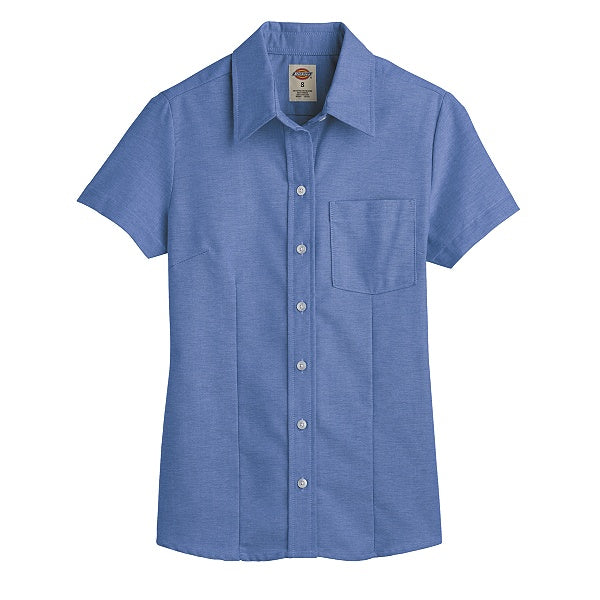 Dickies Women's Short Sleeve Stretch Oxford Shirt  (S254/FS254)