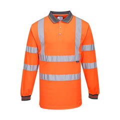 Portwest Hi-Vis Long Sleeved Polo (S277)