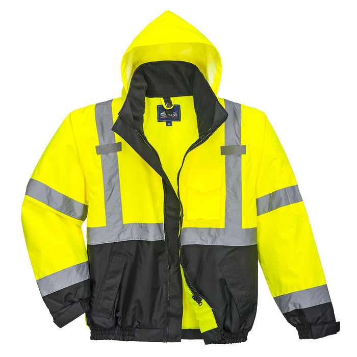 Portwest Hi-Vis Premium 3-in-1 Bomber (US365)