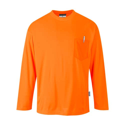 Portwest Non ANSI Pocket Long Sleeve T-Shirt (S579)