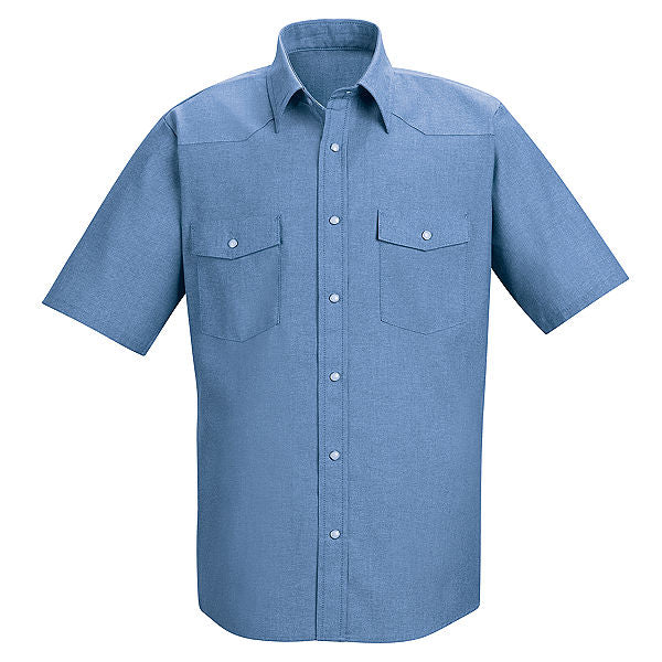 Red Kap Short Sleeve Deluxe Western Style Shirt - SC24
