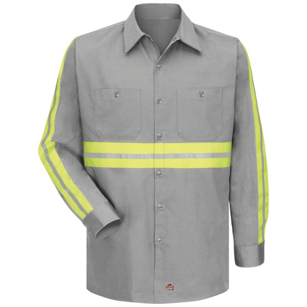 Red Kap Enhanced Visibility Cotton Work Shirt - SC30