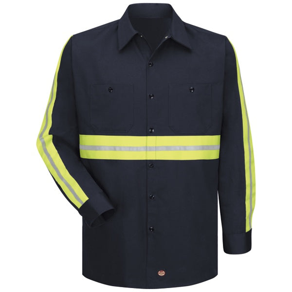 Red Kap Enhanced Visibility Cotton Work Shirt - SC30