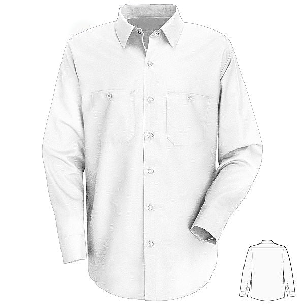 Red Kap Long Sleeve Wrinkle-Resistant Cotton Work Shirt - SC30