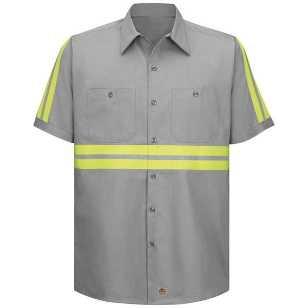 Red Kap Enhanced Visibility Cotton Work Shirt - SC40