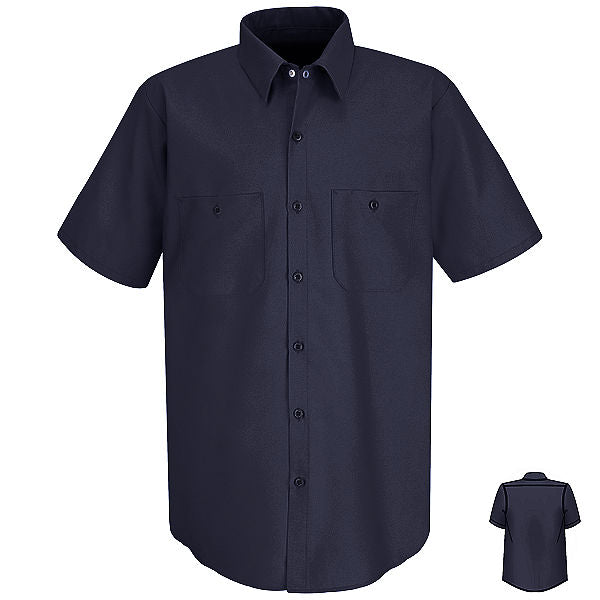 Red Kap Short Sleeve Wrinkle-Resistant Cotton Work Shirt - SC40