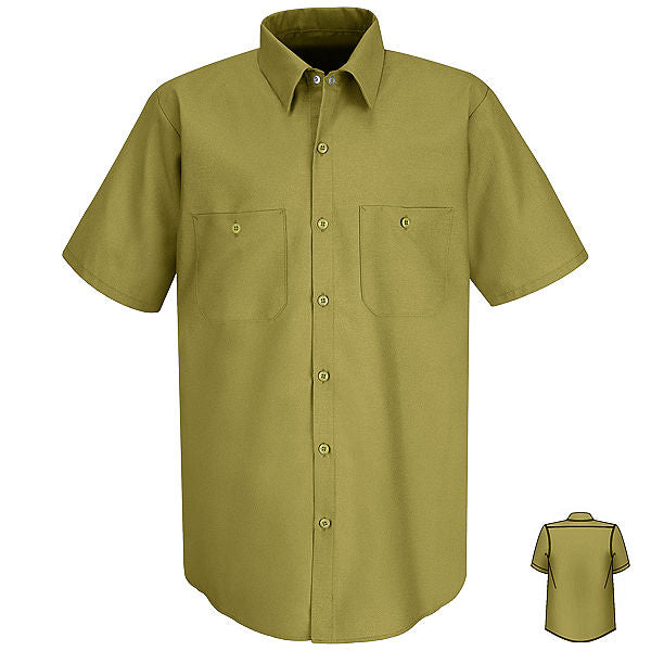 Red Kap Short Sleeve Wrinkle-Resistant Cotton Work Shirt - SC40