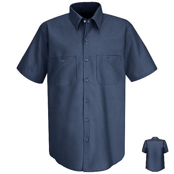 Red Kap Short Sleeve Wrinkle-Resistant Cotton Work Shirt - SC40