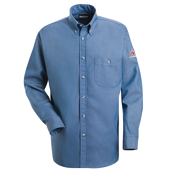 Bulwark Denim Dress Shirt - Excel Fr - 7 Oz. - Cat 2 - (SEG2)