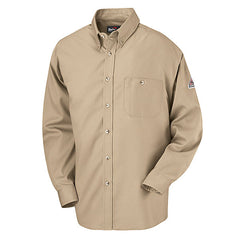 Bulwark Mens 5.25 Oz Button-Front Dress Uniform Shirt - Cat 1 - (SEG6)