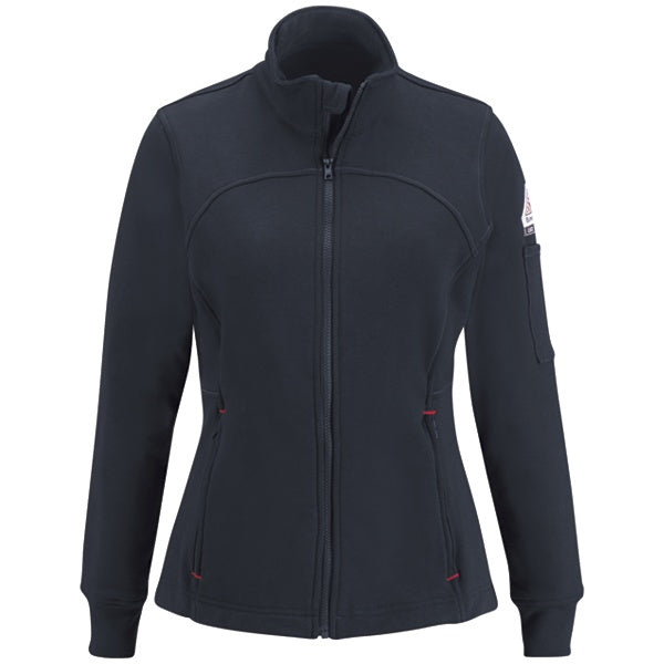 Bulwark Female Zip Front Fleece Jacket-Cotton/Spandex Blend - Cat 2 - (SEZ3)