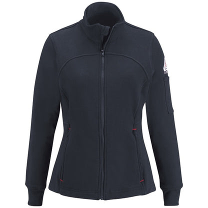 Bulwark Female Zip Front Fleece Jacket-Cotton/Spandex Blend - Cat 2 - (SEZ3)