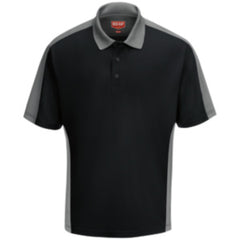 Red Kap Men's Short Sleeve Performance Knit Color-Block Polo - SK54