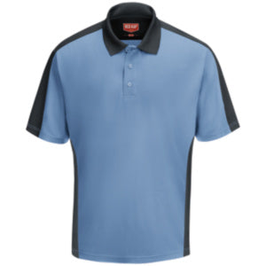 Red Kap Men's Short Sleeve Performance Knit Color-Block Polo - SK54