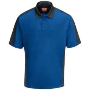 Red Kap Men's Short Sleeve Performance Knit Color-Block Polo - SK54