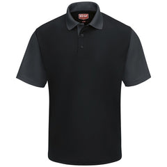 Red Kap Men's Short Sleeve Performance Knit Color-Block Polo - SK56