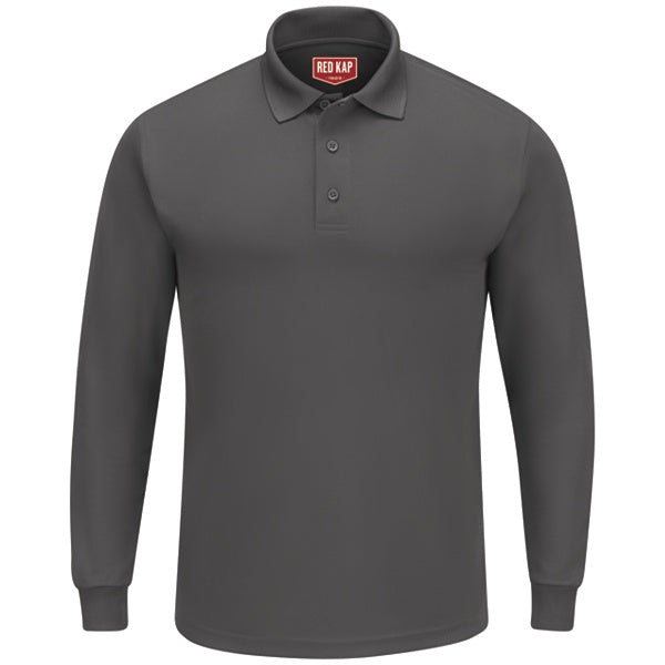 Red Kap Men's Long Sleeve Solid Performance Polo - SK6L