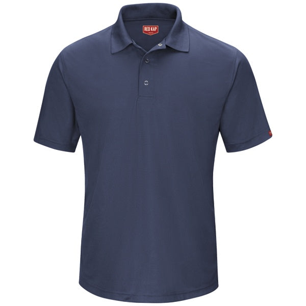 Red Kap Men's Performance Polyester Gripper-Front Knit Polo - SK74