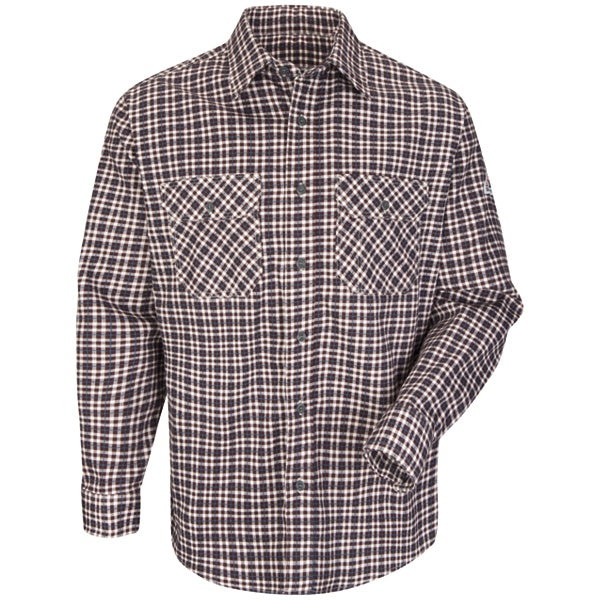 Bulwark Excel Comfortouch 88/12 Plaid Uniform Shirt - Cat 2 - (SLD6)