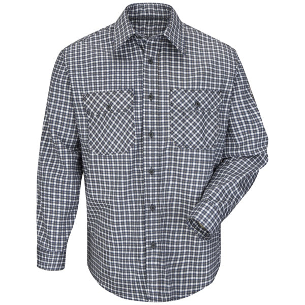 Bulwark Excel Comfortouch 88/12 Plaid Uniform Shirt - Cat 2 - (SLD6)