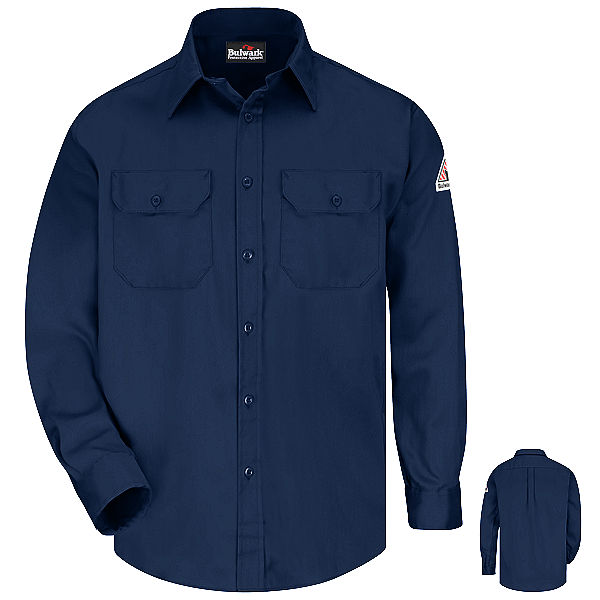 Bulwark Mens 6 Oz. Uniform Shirt - Cat 2 - (SLU8)