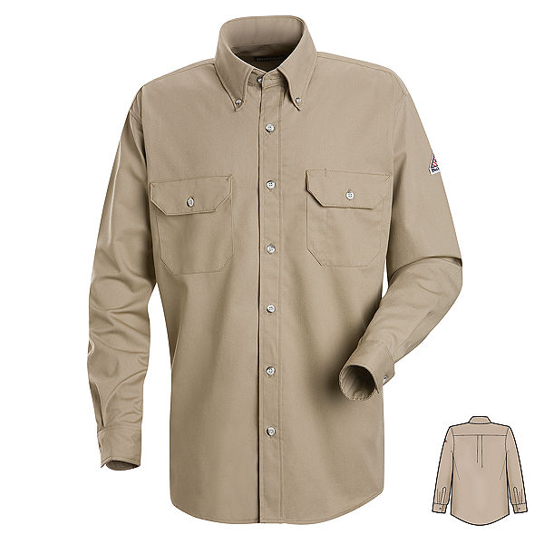 Bulwark Cool Touch 2 Button Front Deluxe Shirt - Cat 2 - (SMU2)