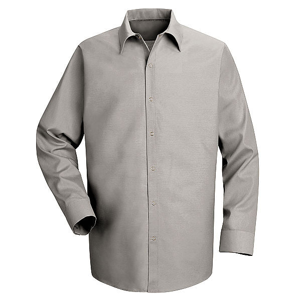 Red Kap Men's Long Sleeve Specialized Pocketless Work Shirt - SP16