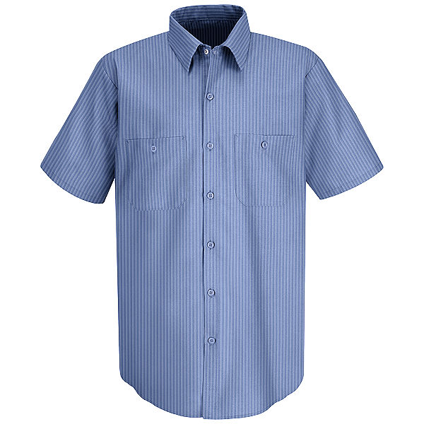 Red Kap Short Sleeve Durastripe Work Shirt - SP24