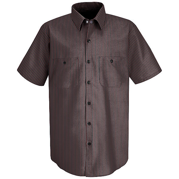 Red Kap Short Sleeve Durastripe Work Shirt - SP24