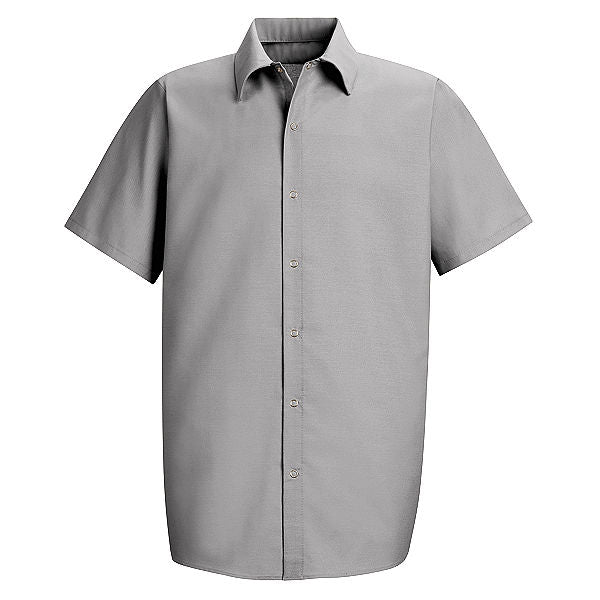 Red Kap Men's Short Sleeve Specialized Pocketless Work Shirt - SP26