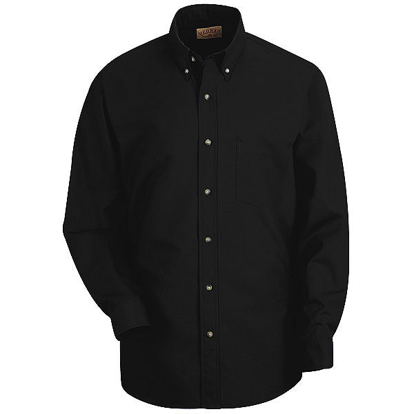 Red Kap Men's Long Sleeve Button-Down Poplin Shirt - SP90