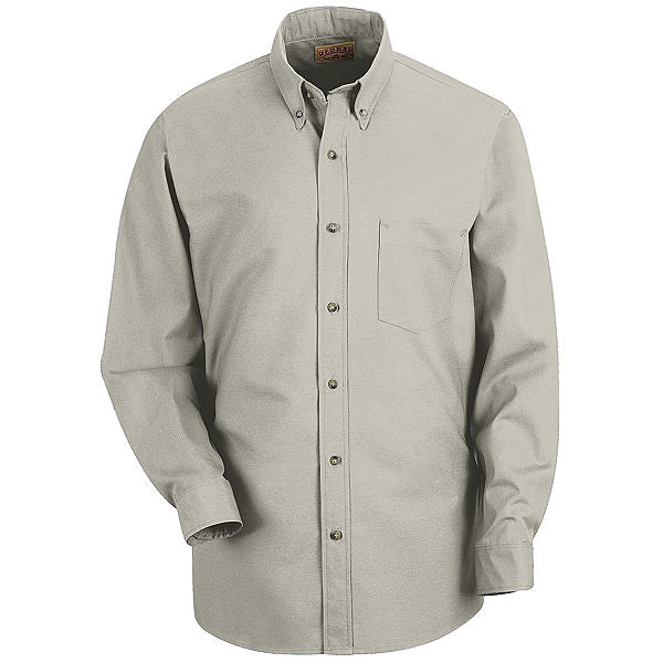 Red Kap Men's Long Sleeve Button-Down Poplin Shirt - SP90 (3rd color)