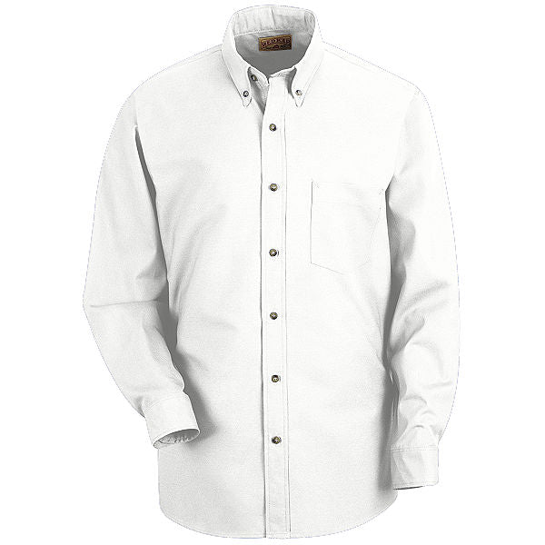 Red Kap Men's Long Sleeve Button-Down Poplin Shirt - SP90 (3rd color)