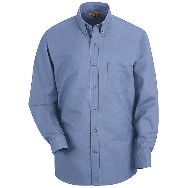 Red Kap Men's Long Sleeve Button-Down Poplin Shirt - SP90 (2nd color)