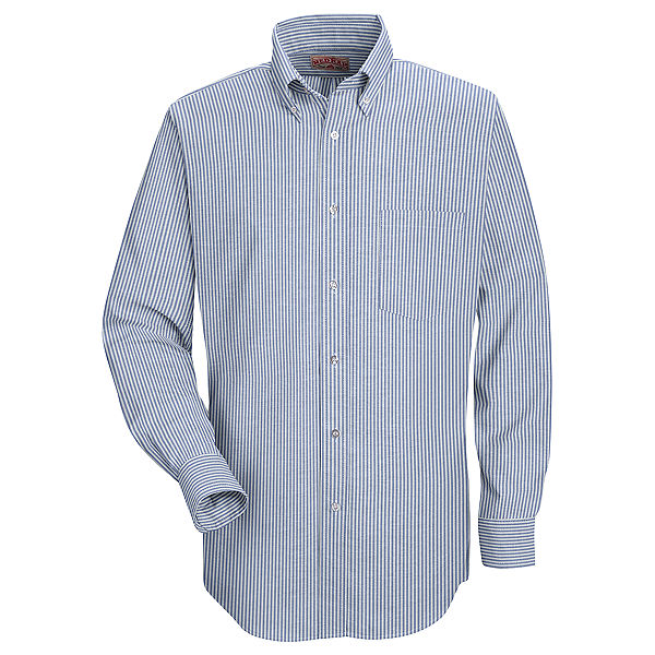 Red Kap Executive Button-Down Striped Shirt - Long Sleeve - SR70