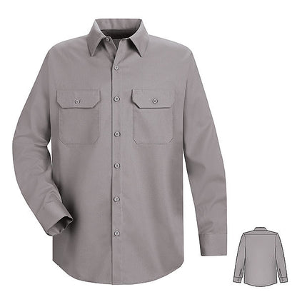 Red Kap Long Sleeve Utility Uniform Shirt - ST52