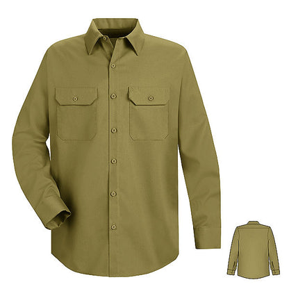 Red Kap Long Sleeve Utility Uniform Shirt - ST52