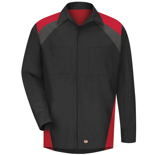 Red Kap Long Sleeve Tricolor Shirt - SY18