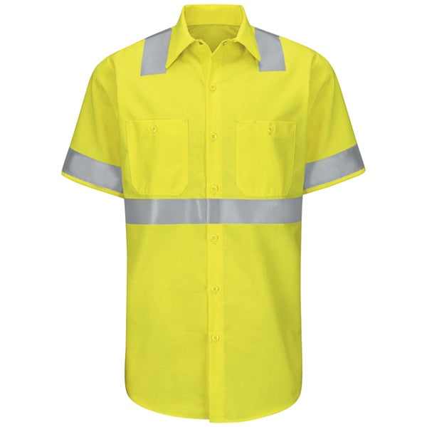 Red Kap Hi-Visibility Ripstop Work Shirts -Type R Class 2 -(SY24HV)