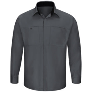 Red Kap Men's Performance Plus Shop Shirt with OilBlok Technology LS (SY32)