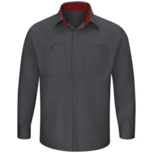 Red Kap Men's Performance Plus Shop Shirt with OilBlok Technology LS (SY32)