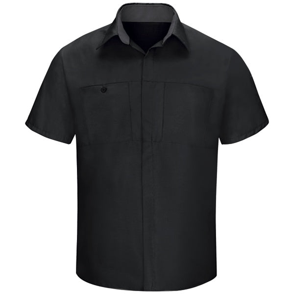 Red Kap Men's Performance Plus Shop Shirt with OilBlok Technology Short Sleeve SY42